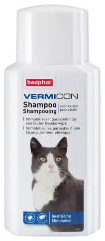 ⁨Beaphar VERMICON Szampon dla kotów 200ml⁩ w sklepie Wasserman.eu