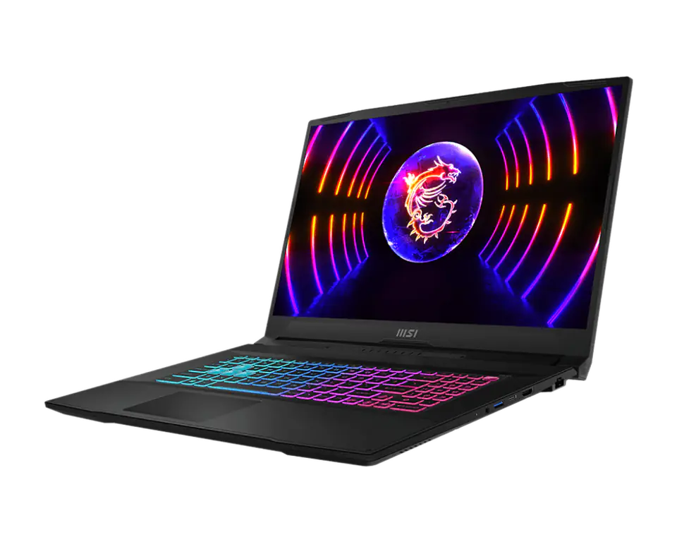 ⁨MSI Katana 17 B13VFK-841XPL Laptop 43.9 cm (17.3") Full HD Intel® Core™ i7 i7-13620H 16 GB DDR5-SDRAM 1 TB SSD NVIDIA GeForce RTX 4060 Wi-Fi 6 (802.11ax) NoOS Black⁩ at Wasserman.eu