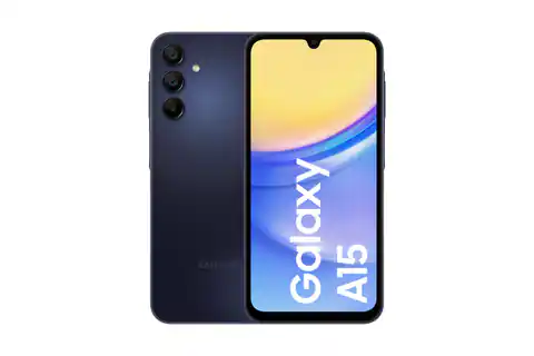 ⁨Samsung Galaxy A15 16.5 cm (6.5") Hybrid Dual SIM Android 14 4G USB Type-C 4 GB 128 GB 5000 mAh Black, Blue⁩ at Wasserman.eu