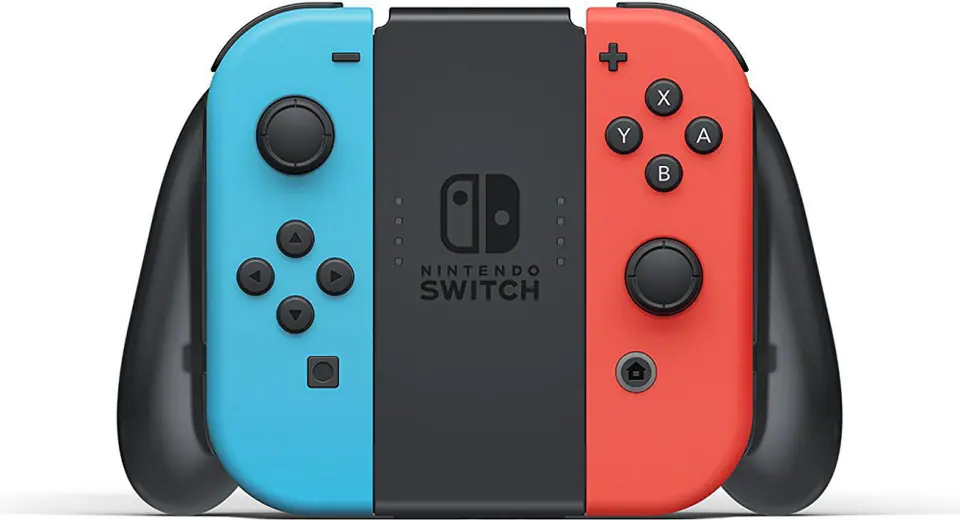 ⁨NINTENDO Switch V2 + Joy-Con Portable Console Blue-Red NSH006⁩ at Wasserman.eu