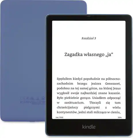 ⁨Czytnik e-Book AMAZON Kindle Paperwhite 5 (bez reklam) Niebieski B095J1S1LW (Niebieski)⁩ w sklepie Wasserman.eu