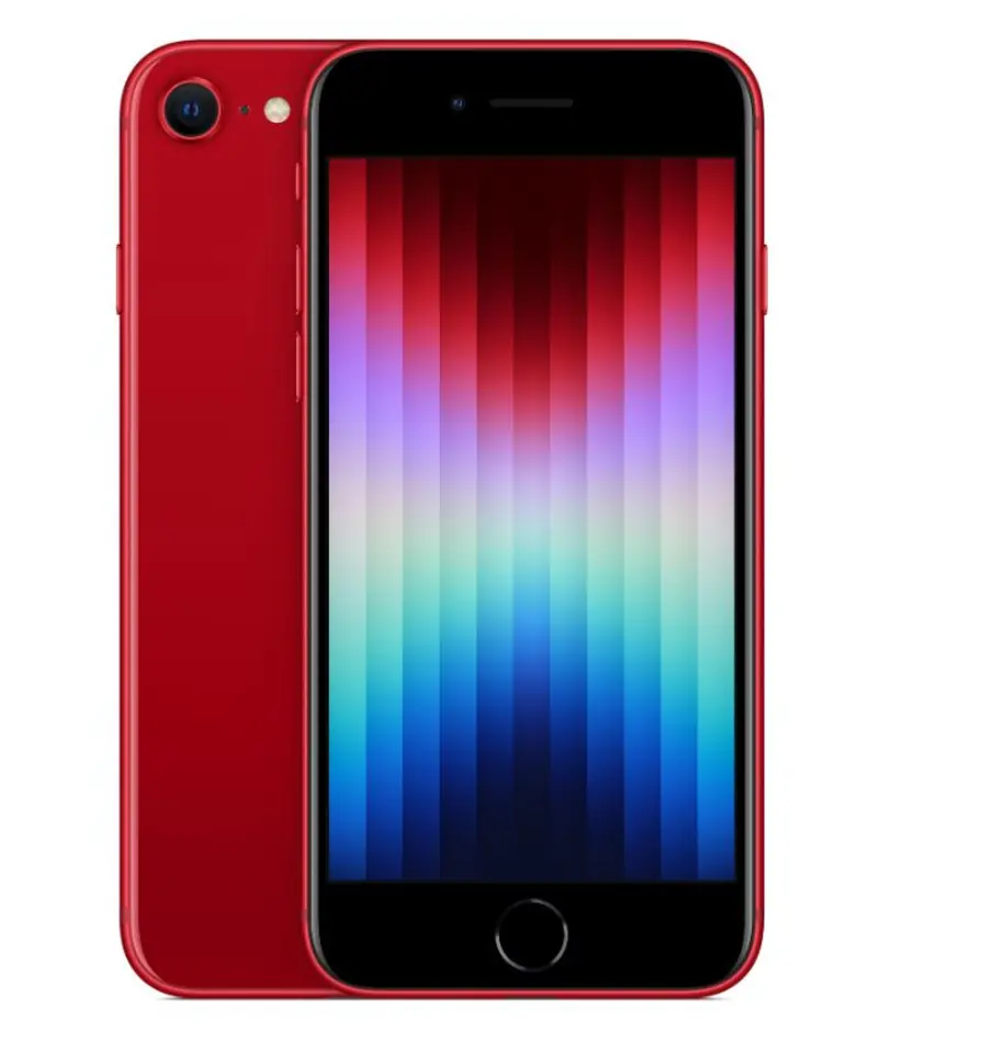 ⁨Smartphone APPLE iPhone SE (2022) 64 GB Czerwony MMXH3PM/A⁩ w sklepie Wasserman.eu