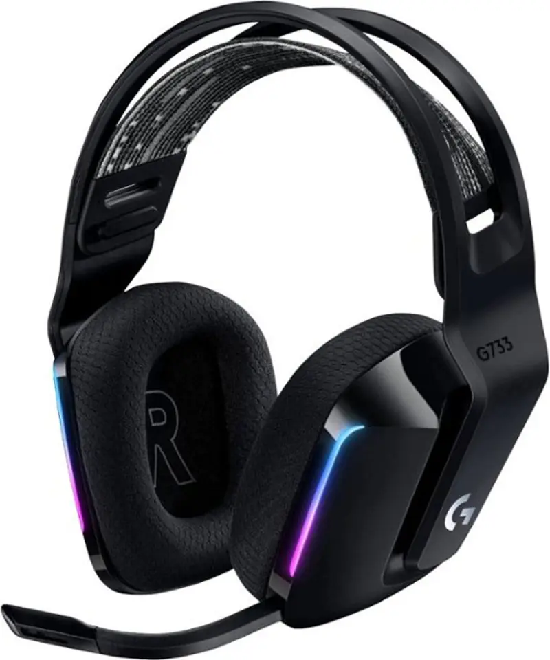 ⁨HEADSET GAMING G733 RGB WRL/BLACK 981-000864 LOGITECH⁩ w sklepie Wasserman.eu