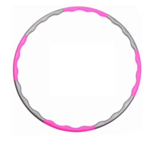 Hula Hop z masażerem różowo-szary 85cm w sklepie Wasserman.eu