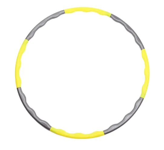 Hula Hop z masażerem żółto-szary 85cm w sklepie Wasserman.eu