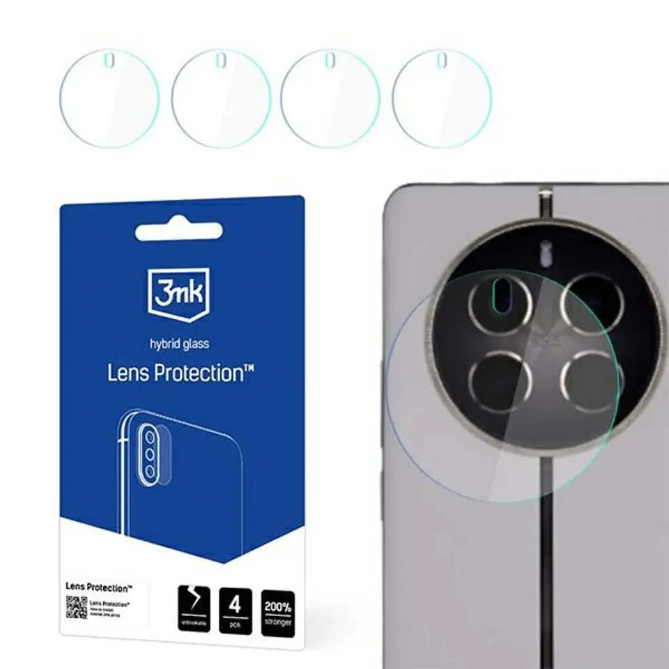 ⁨3MK Lens Protect Realme 12 Pro/12 Pro+Ochrona na obiektyw aparatu 4szt⁩ w sklepie Wasserman.eu