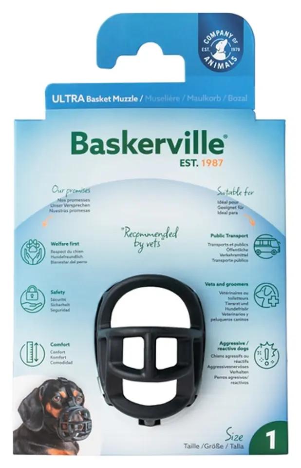 ⁨Baskerville Kaganiec Ultra-1 czarny⁩ w sklepie Wasserman.eu