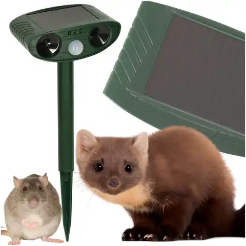 ⁨Odstraszacz solarny kretów na gryzonie kuny koty ptaki myszy szczury ultradźwięki⁩ w sklepie Wasserman.eu