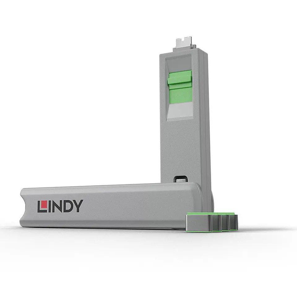 ⁨Lindy Usb Type C Port Blocker, Green⁩ w sklepie Wasserman.eu