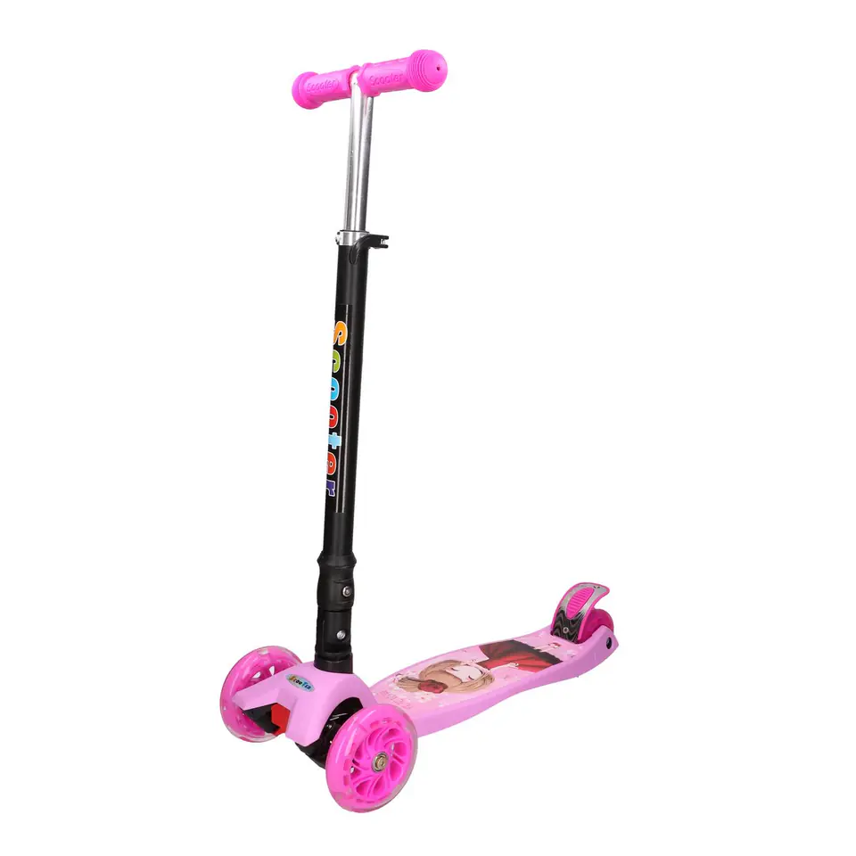 ⁨EXTRALINK KIDS SCOOTER TIGER TURBO PINK⁩ w sklepie Wasserman.eu