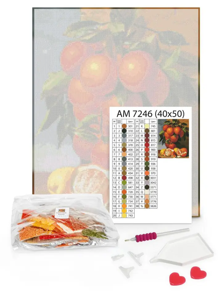 ⁨Diamentowa mozaika Poprzez fale 40x50 Płótno + Cyrkonie + Rysik 3w1 + Kleje⁩ w sklepie Wasserman.eu