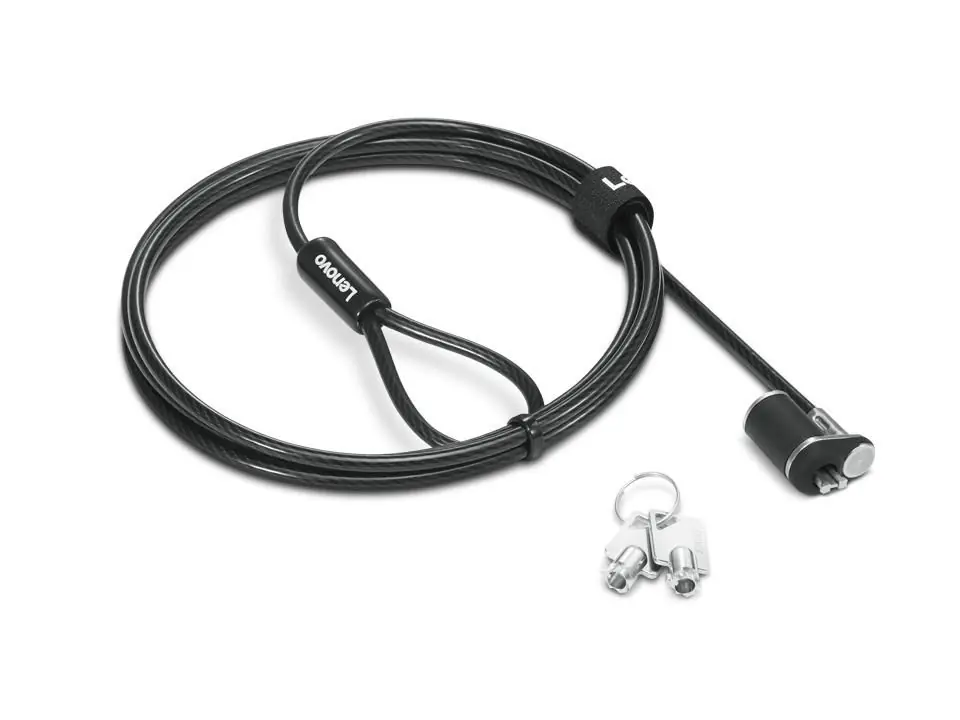 ⁨Lenovo Cable Lock Black 1,5 M⁩ w sklepie Wasserman.eu