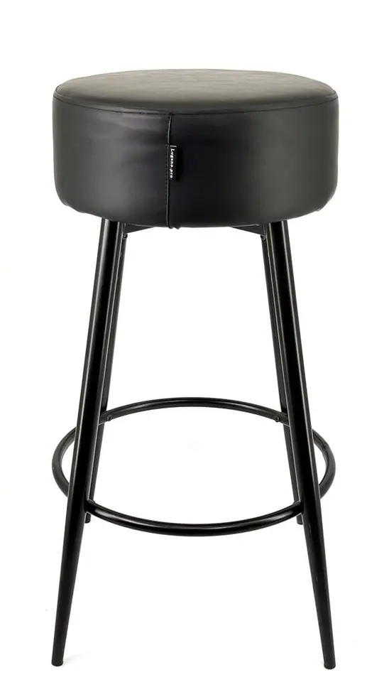 Krzesło barowe ASTI BLACK PU hoker BAR w sklepie Wasserman.eu