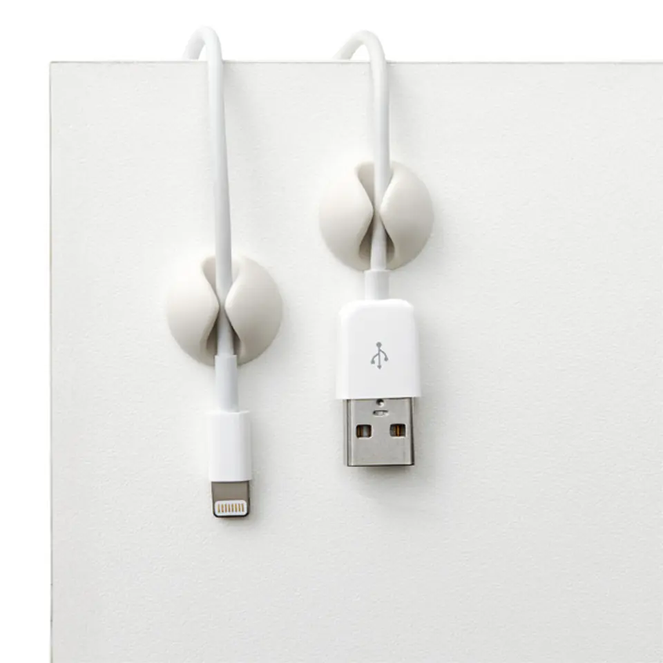 Organizer cable holder self-adhesive CABLE DROP silicone at Wasserman.eu