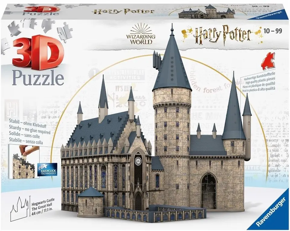 ⁨Puzzle 3D 540 Zamek Hogwarts Harry Potter⁩ w sklepie Wasserman.eu