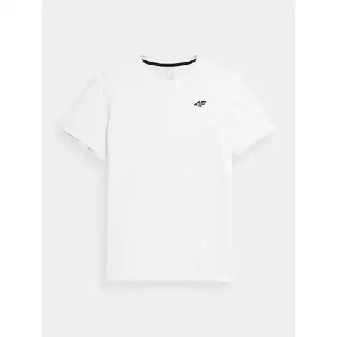 ⁨Koszulka 4F M 4FWSS24TFTSM598 (kolor Biały)⁩ w sklepie Wasserman.eu