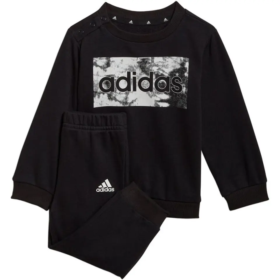 ⁨Dres adidas I Lin ft Jogger Jr (kolor Czarny, rozmiar 68cm)⁩ w sklepie Wasserman.eu