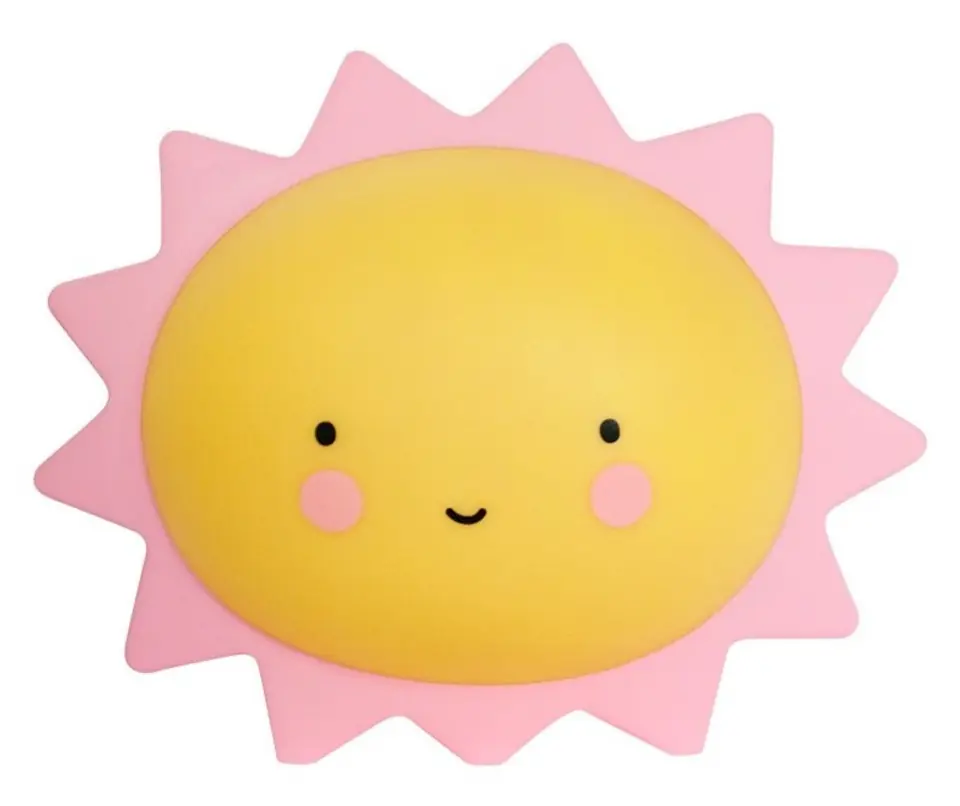 Lampka nocna słonko żółta CUTE w sklepie Wasserman.eu