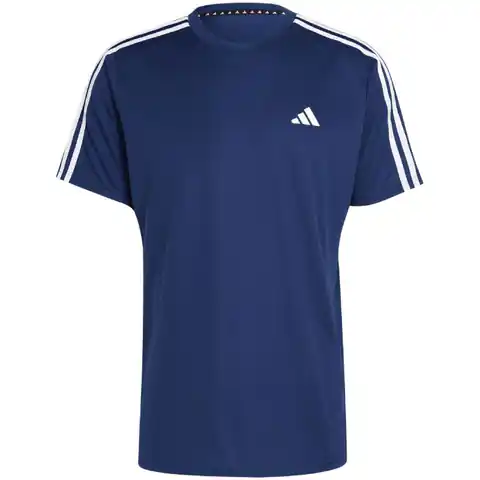 ⁨Koszulka adidas Train Essentials 3-Stripes Training Tee M (kolor Granatowy, rozmiar S)⁩ w sklepie Wasserman.eu