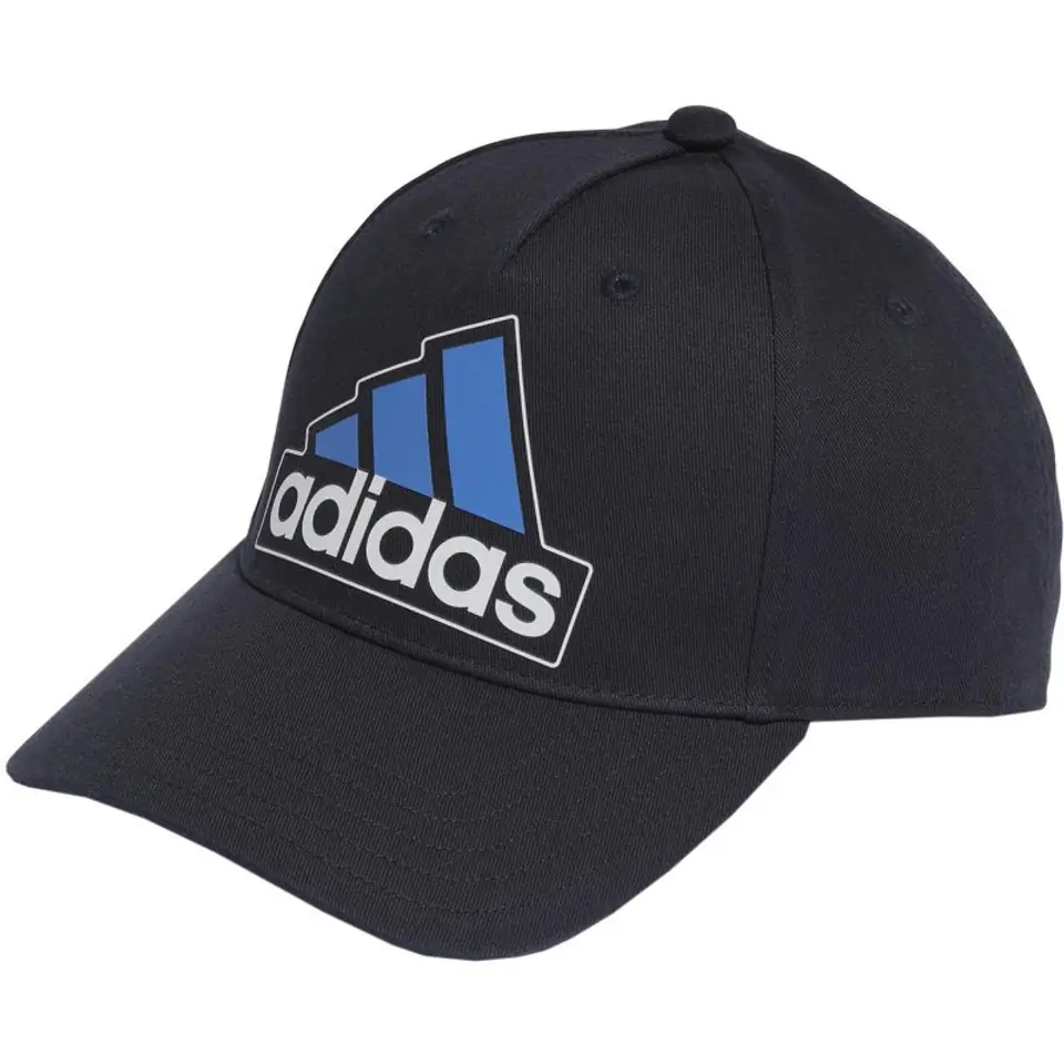 ⁨Czapka z daszkiem adidas Outlined Logo Baseball OSFM (kolor Granatowy)⁩ w sklepie Wasserman.eu