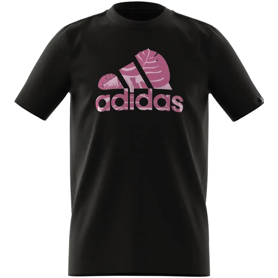 ⁨Koszulka adidas Badge of Sport Nature Jr (kolor Czarny, rozmiar 164cm)⁩ w sklepie Wasserman.eu