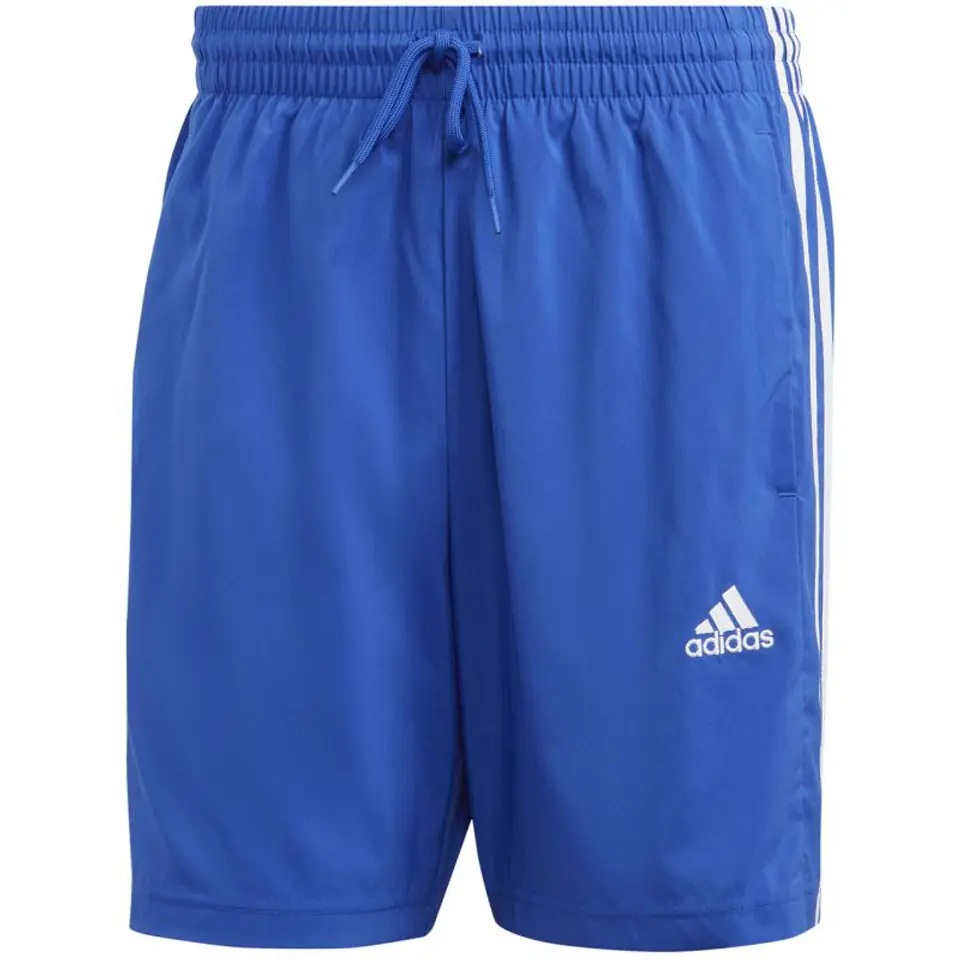 ⁨Spodenki adidas Aeroready Essentials Chelsea 3-Stripes M (kolor Niebieski, rozmiar S)⁩ w sklepie Wasserman.eu