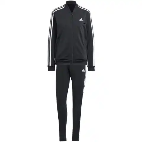 ⁨Dres adidas Essentials 3-Stripes W (kolor Czarny, rozmiar XL)⁩ w sklepie Wasserman.eu