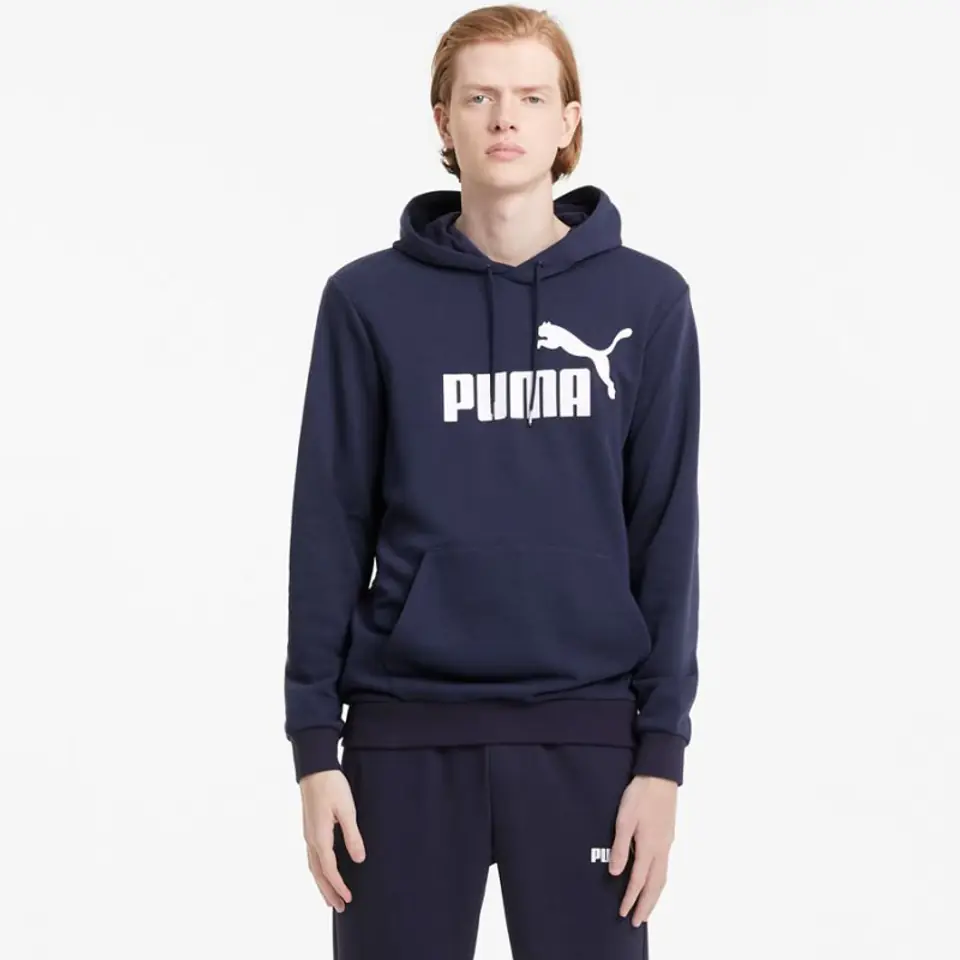 ⁨Bluza Puma Essential Big Logo Hoodie TR M 586688 (kolor Granatowy, rozmiar XXL)⁩ w sklepie Wasserman.eu