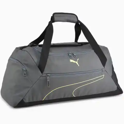 ⁨Torba Puma Fundamentals Sports Bag M 090333 (kolor szary)⁩ w sklepie Wasserman.eu