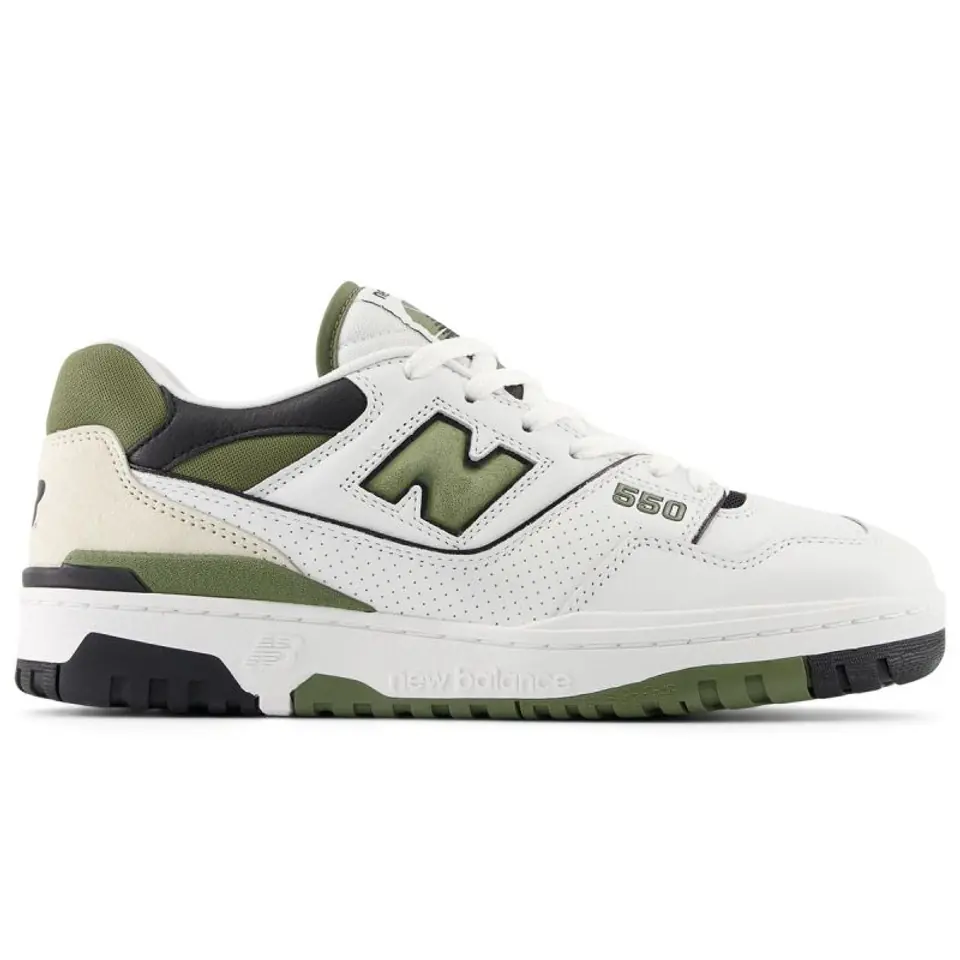 ⁨Buty New Balance sportowe BB550 (kolor Biały. Zielony, rozmiar 40)⁩ w sklepie Wasserman.eu