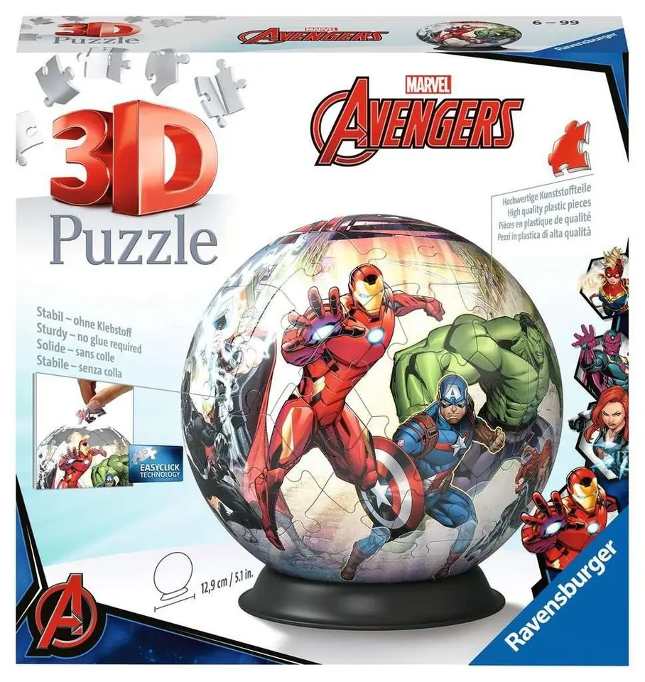 ⁨Puzzle 3D 72 Marvel Avengers⁩ w sklepie Wasserman.eu