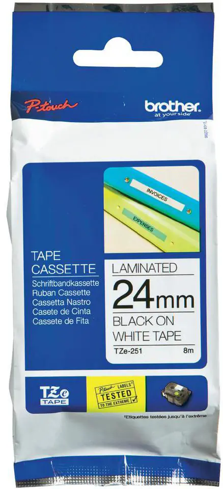 Taśma BROTHER Czarny TZe-251 w sklepie Wasserman.eu