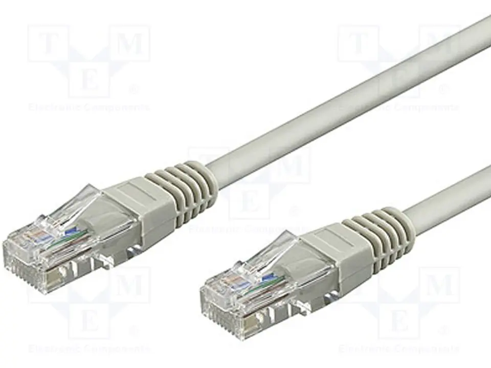 ⁨DIGITUS Cat5e U/UTP 1 m Szary 1 Patchcord⁩ w sklepie Wasserman.eu