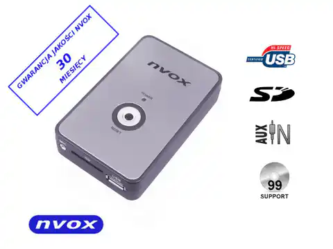⁨Zmieniarka cyfrowa emulator MP3 USB SD HYUNDAI 8PIN... (NVOX NV1080A HYUNDAI 8PIN)⁩ w sklepie Wasserman.eu