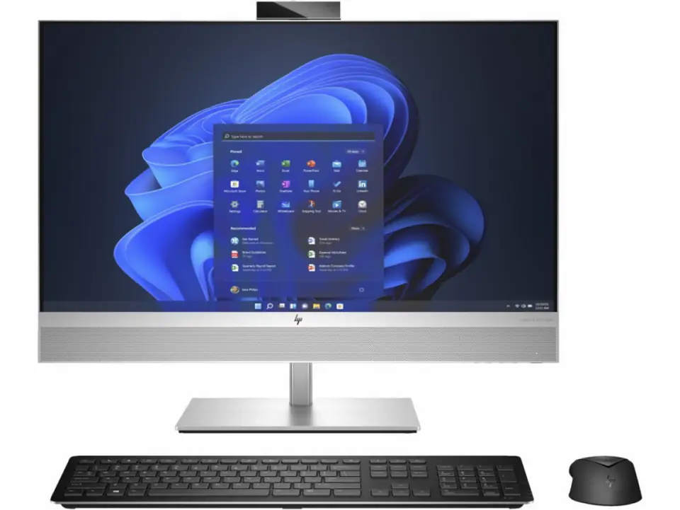 ⁨Komputer All-in-One HP EliteOne G9 (27"/i5-13600/UHD770/16GB/SSD512GB/W11P/Srebrny)⁩ w sklepie Wasserman.eu