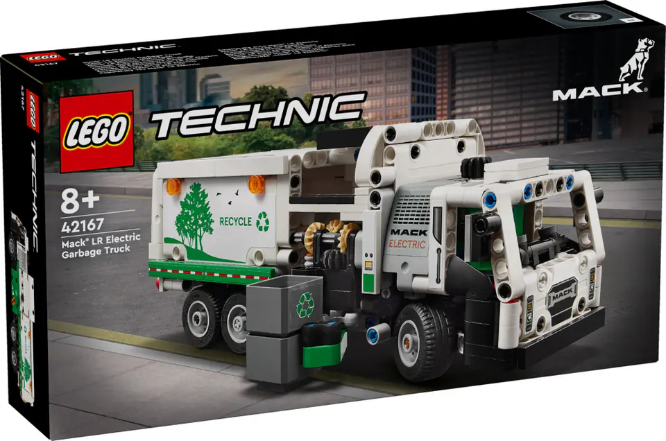 ⁨LEGO TECHNIC 42167 MACK LR ELECTRIC GARBAGE TRUCK⁩ at Wasserman.eu