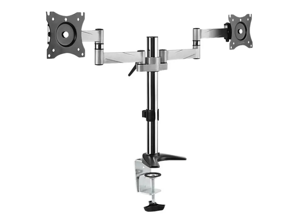 ⁨Uchwyt biurkowy LogiLink na 2 monitory BP0077 (13 - 27")⁩ w sklepie Wasserman.eu