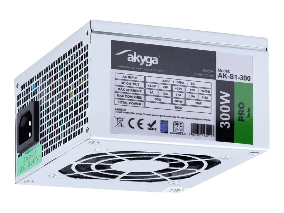 ⁨Zasilacz PC AKYGA 300W AK-S1-300⁩ w sklepie Wasserman.eu