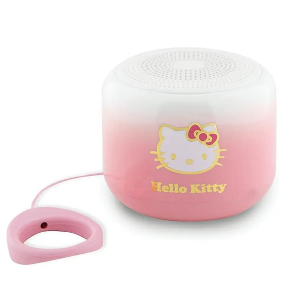 ⁨Hello Kitty głośnik Bluetooth 5.0 HKWSBT6GKEP różowy/pink Electroplate Gradient⁩ w sklepie Wasserman.eu