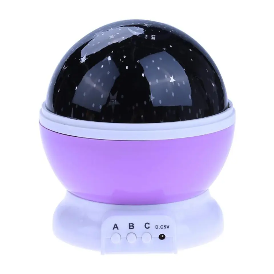 ⁨Sternprojektor Nachtlicht 2in1 USB Lila⁩ im Wasserman.eu
