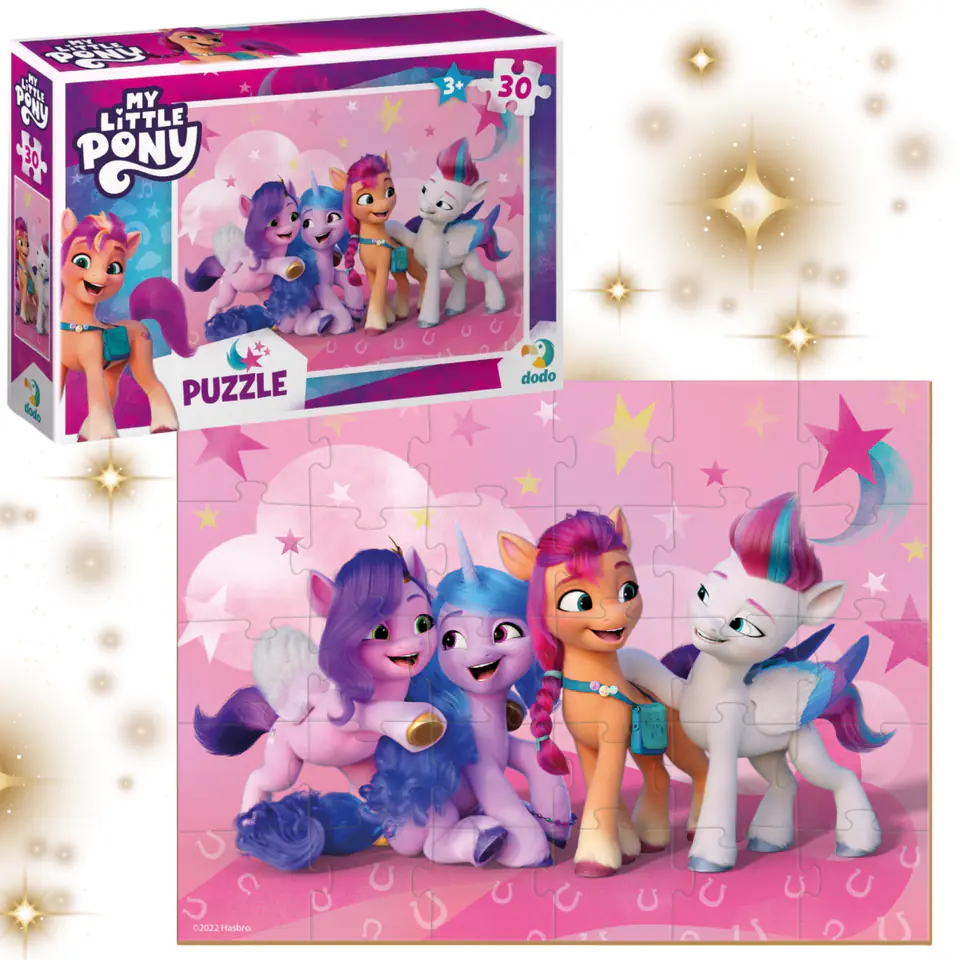 ⁨PUZZLE MY LITTLE PONY 30 KOLOROWYCH ELEMENTÓW DO UŁOŻENIA DLA NAJMŁODSZYCH⁩ w sklepie Wasserman.eu