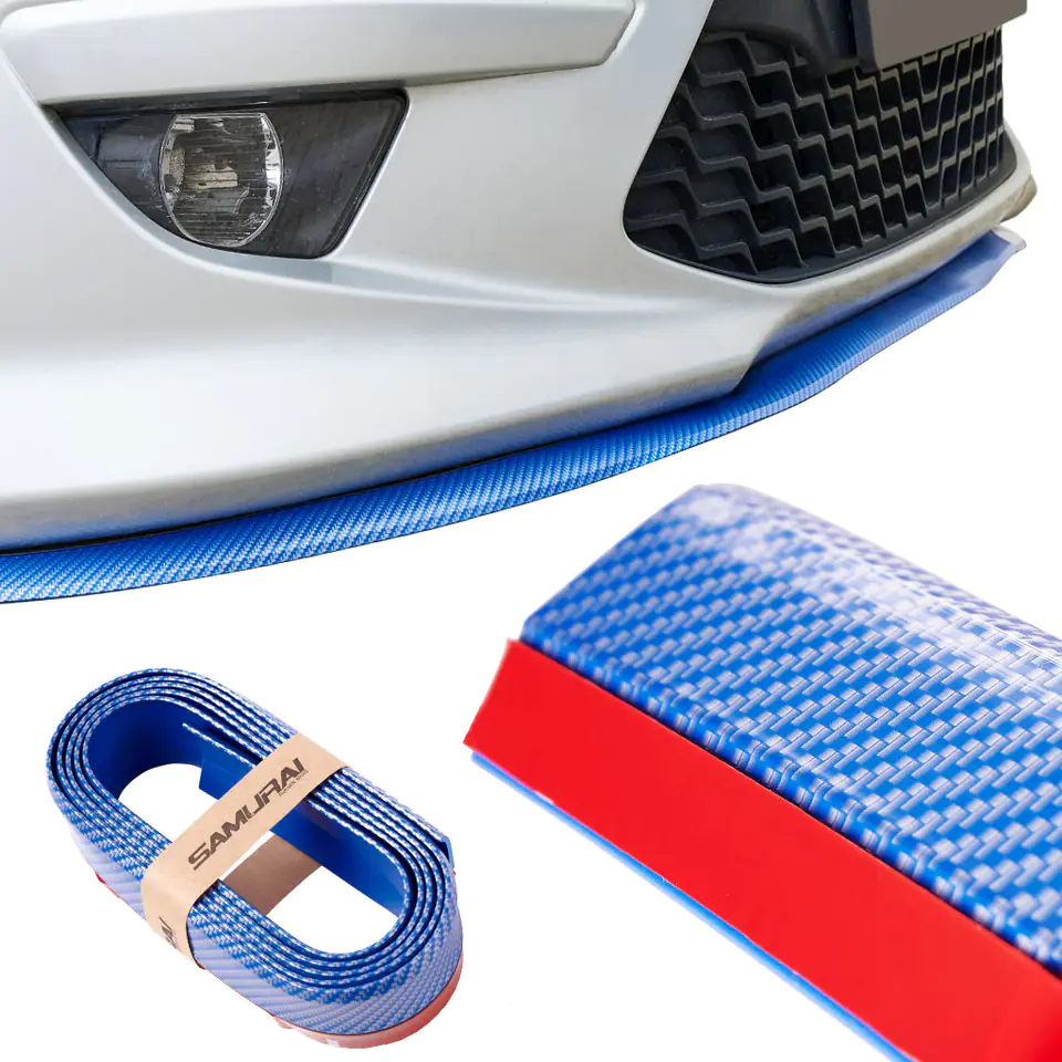 Bumper trim cover universal spoiler 2,5m blue at Wasserman.eu