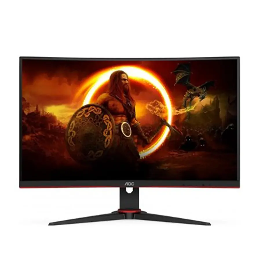 ⁨AOC G2 C27G2E/BK computer monitor 68.6 cm (27") 1920 x 1080 pixels Black, Red⁩ at Wasserman.eu