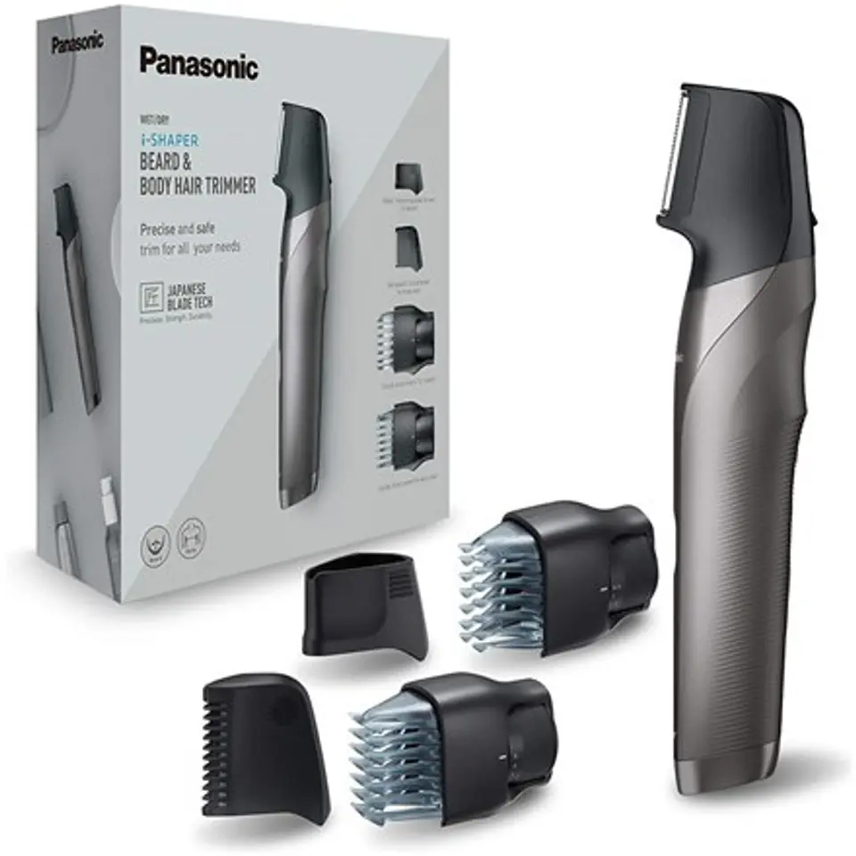 ⁨Panasonic | Hair trimmer | ER-GY60-H503 | Number of length steps 20 | Step precise 0.5 mm | Black/Silver | Cordless | Wet & Dry⁩ w sklepie Wasserman.eu