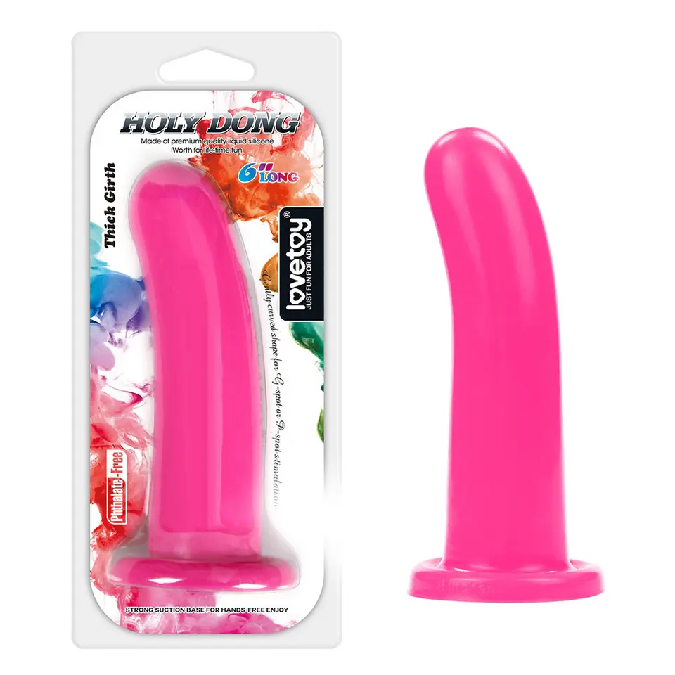 ⁨SILICONE HOLY DONG LARGE RÓŻOWY⁩ w sklepie Wasserman.eu