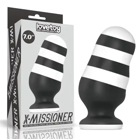 ⁨KOREK ANALNY 7.0'' X-MISSIONER BUTT PLUG⁩ w sklepie Wasserman.eu