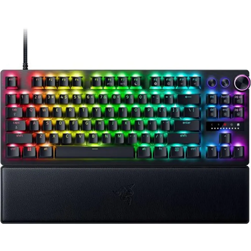 ⁨Klawiatura do gier Razer Huntsman V3 Pro Tenkeyless, Przewodowa, Nordic, Czarna, Optyczna Analogowa⁩ w sklepie Wasserman.eu