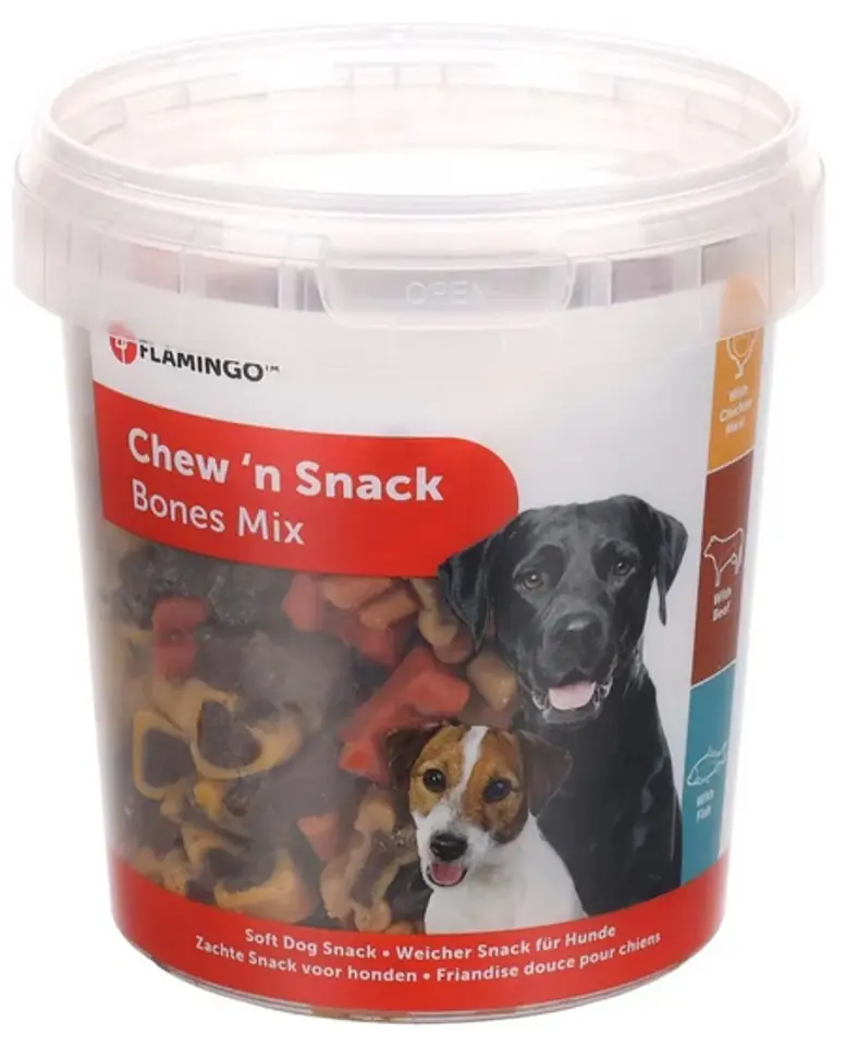 ⁨Flamingo Dog Treat Mix 500g⁩ at Wasserman.eu