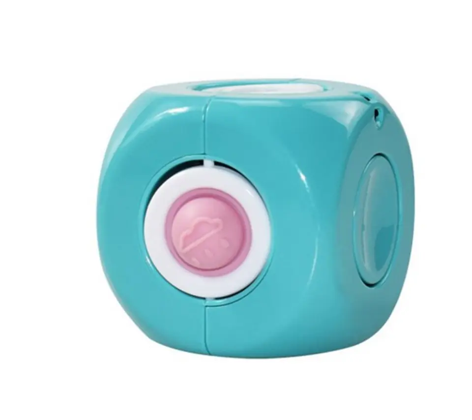 3in1 Magical Gyro Cube de-stress relieving toy blue at Wasserman.eu