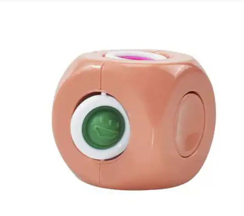 ⁨3in1 Magical Gyro Cube de-stress relieving toy pink⁩ at Wasserman.eu